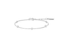  Starlit Drops - Link bracelets - Silver / Rhodium plated - Zirconia - 18,5cm